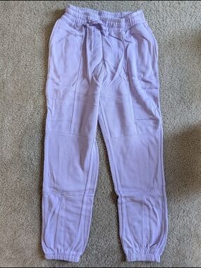 Lilac Drawstring Joggers